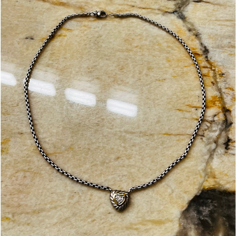 David Yurman heart necklace